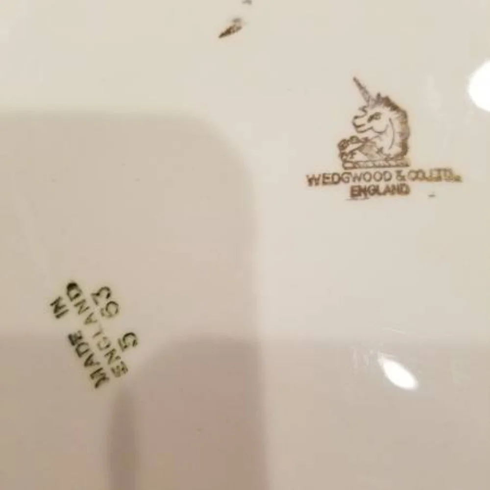 Vintage Pink Hope (Gold Trim) by WEDGWOOD England Oval Serving Platter